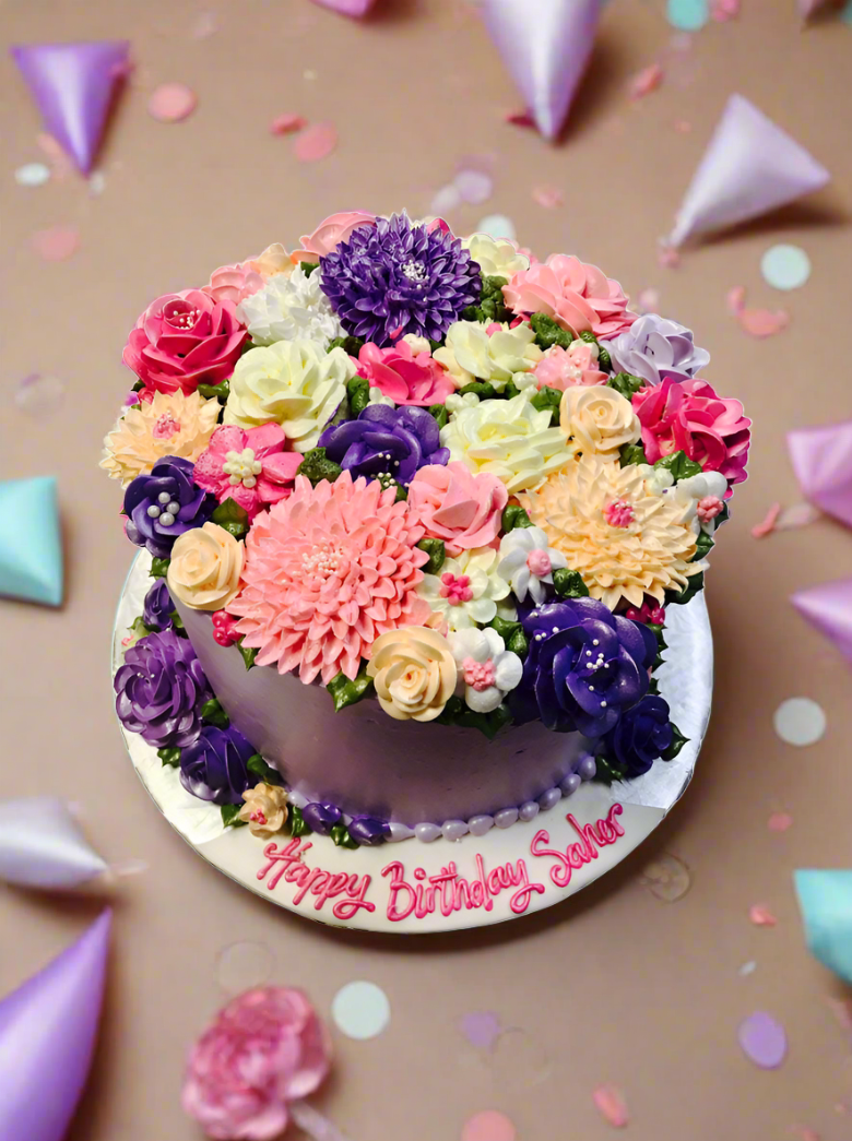 Saher Flower Cake