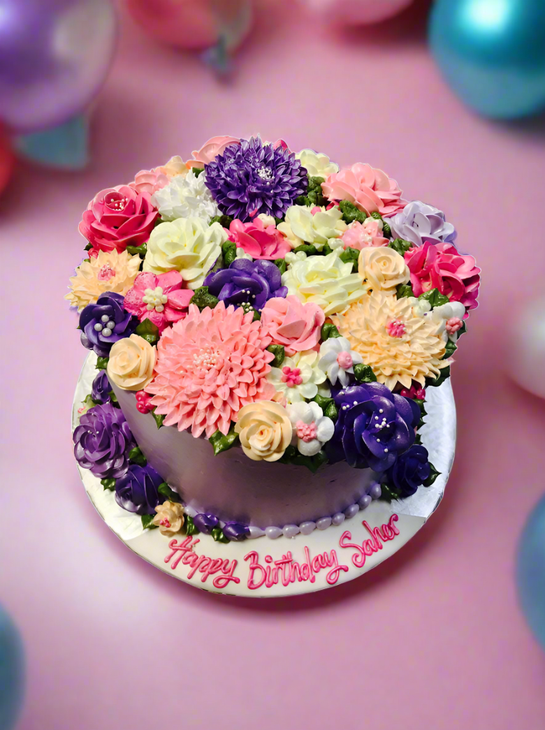 Saher Flower Cake