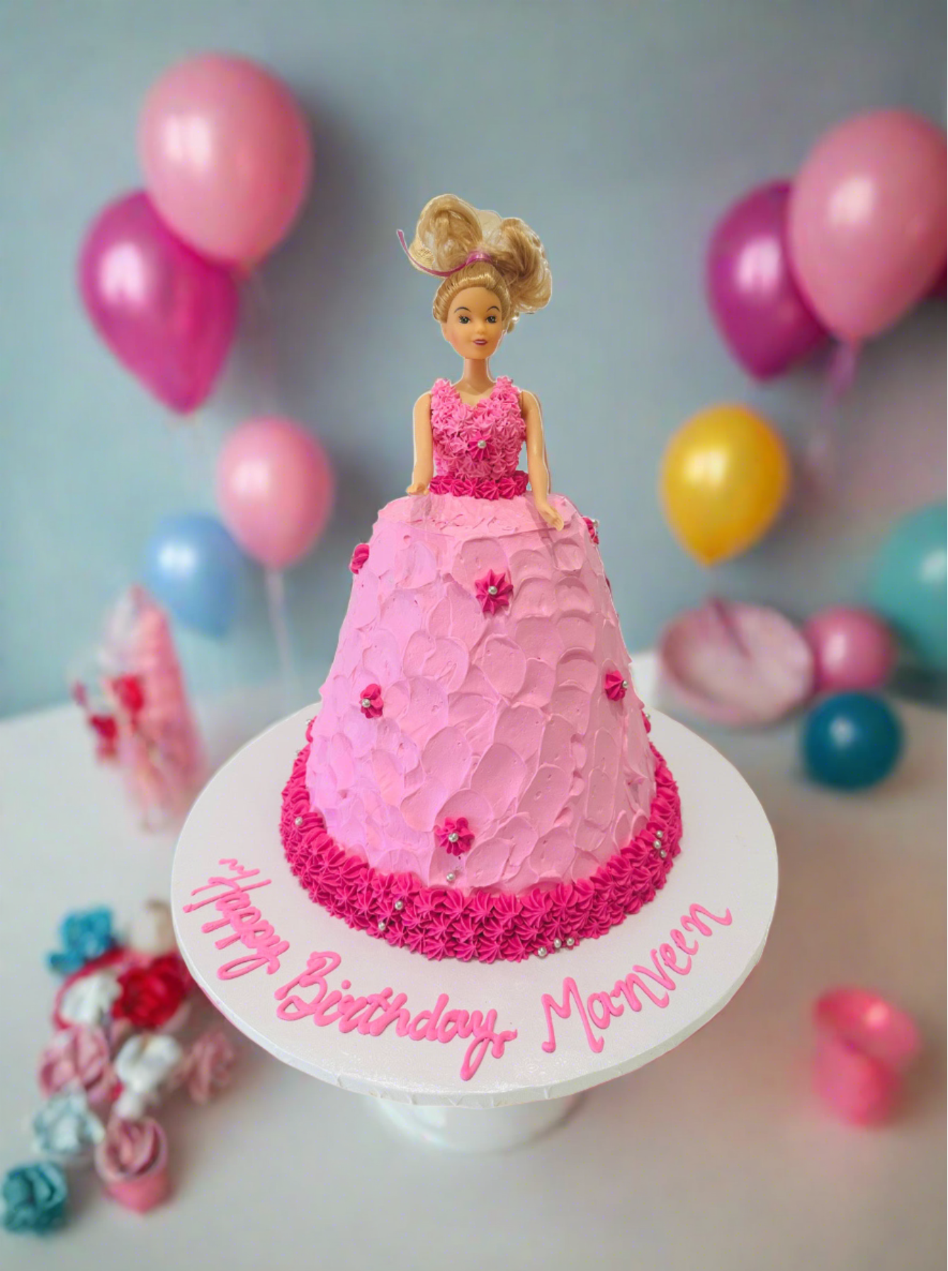 Saran Diva Barbie Doll Cake