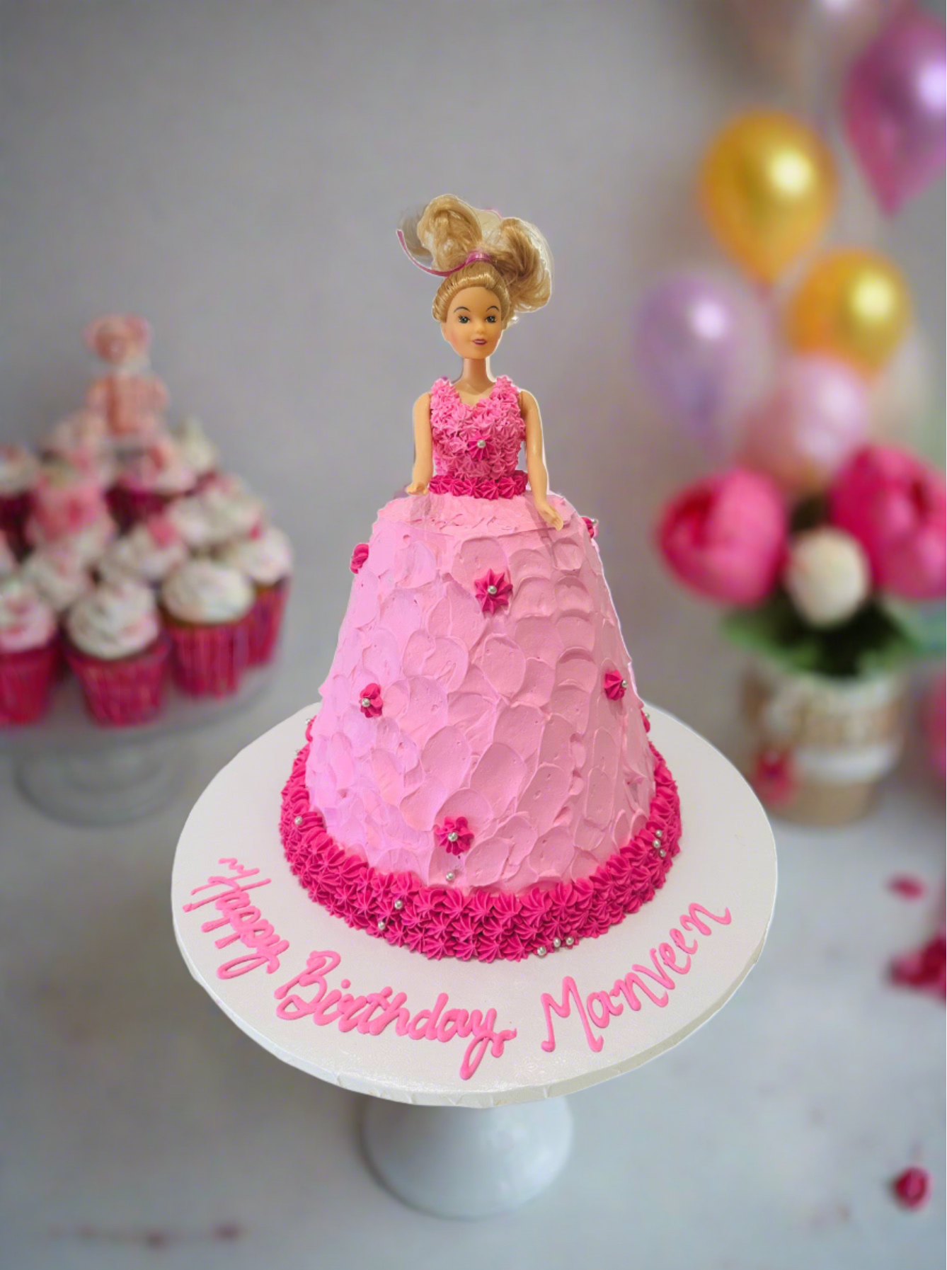Saran Diva Barbie Doll Cake