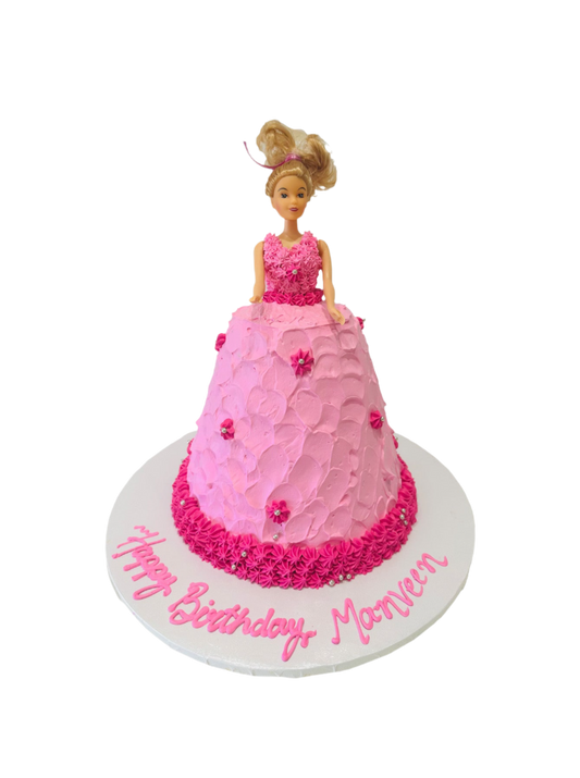 Saran Diva Barbie Doll Cake