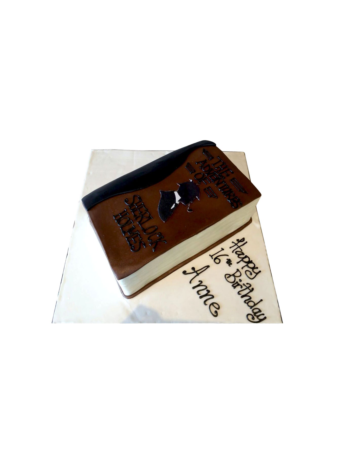 Sherlock Holmes Book Molded Cake