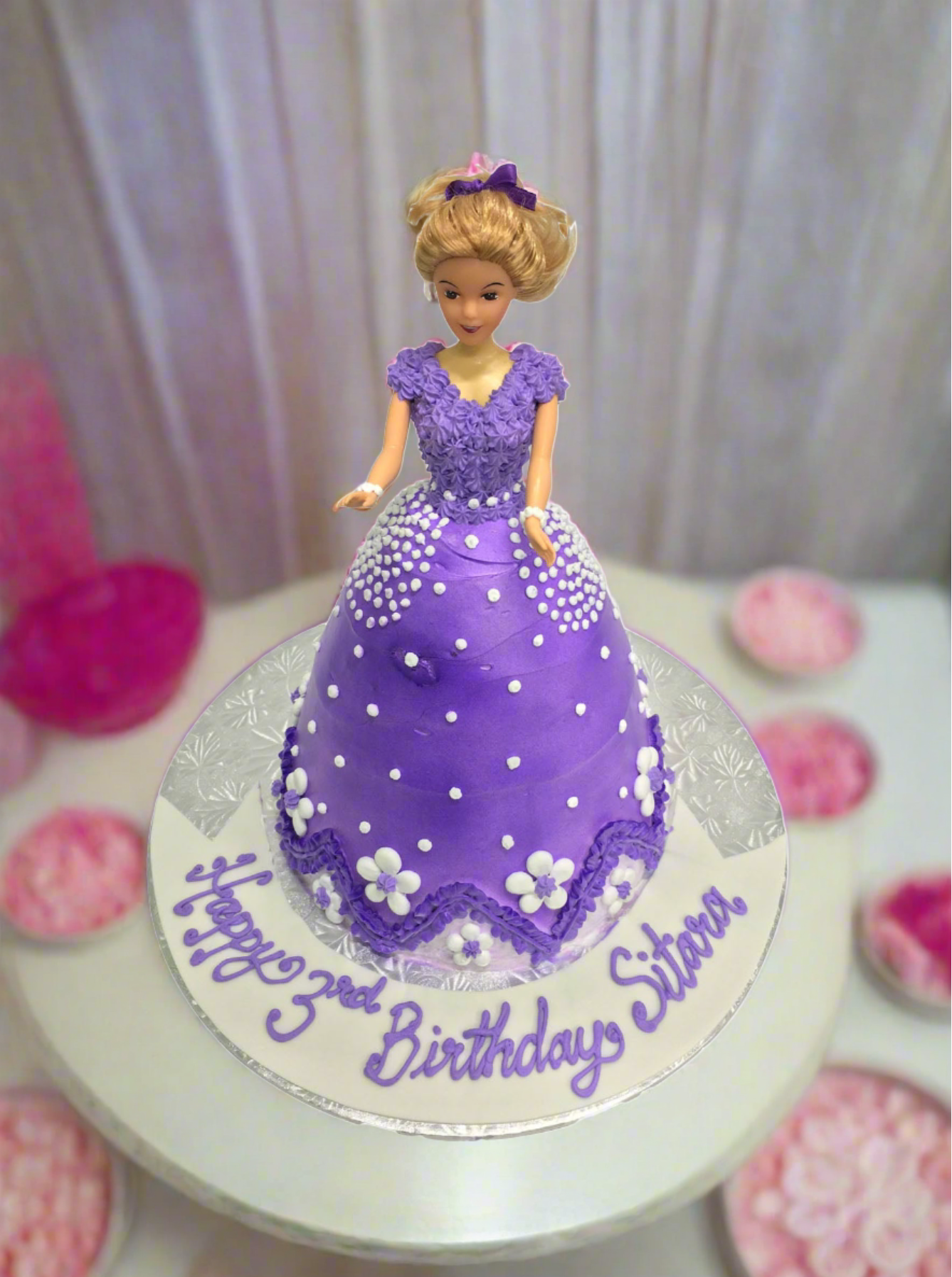 Sitara Barbie Doll Cake