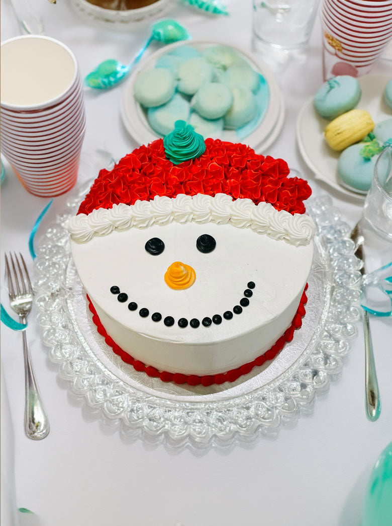 Snowman Cake