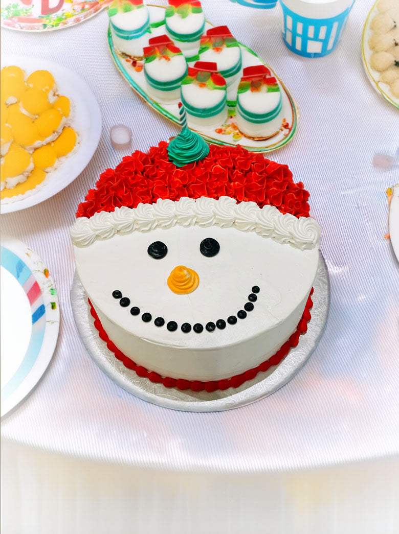 Snowman Cake
