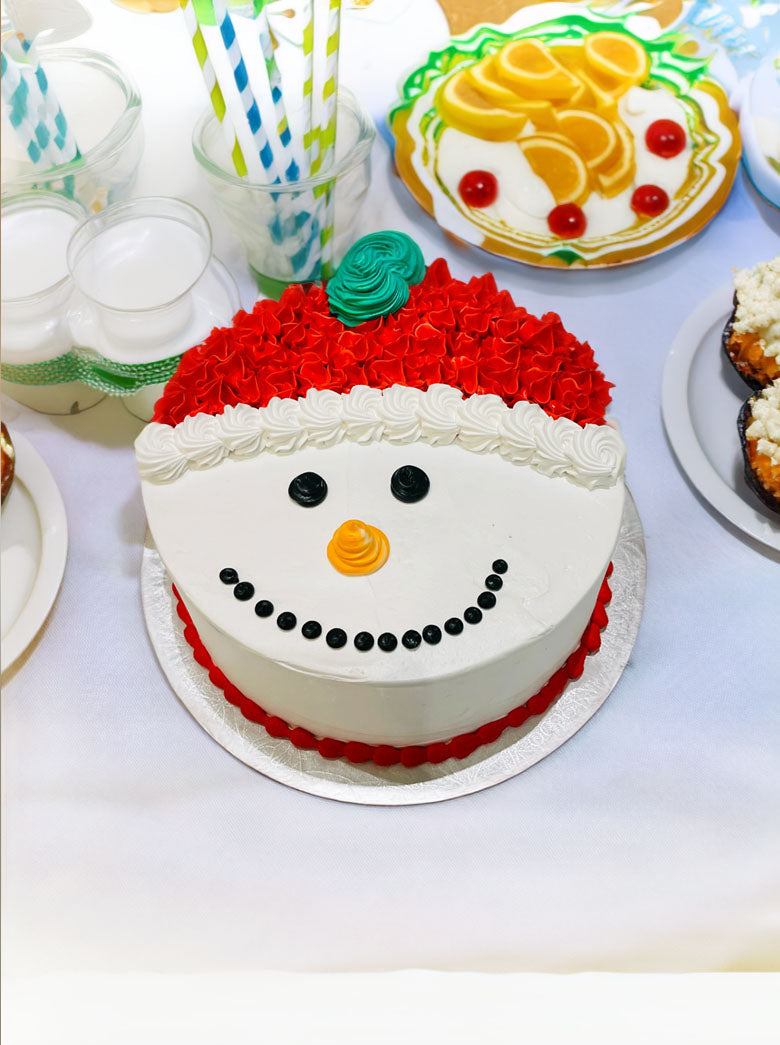 Snowman Cake