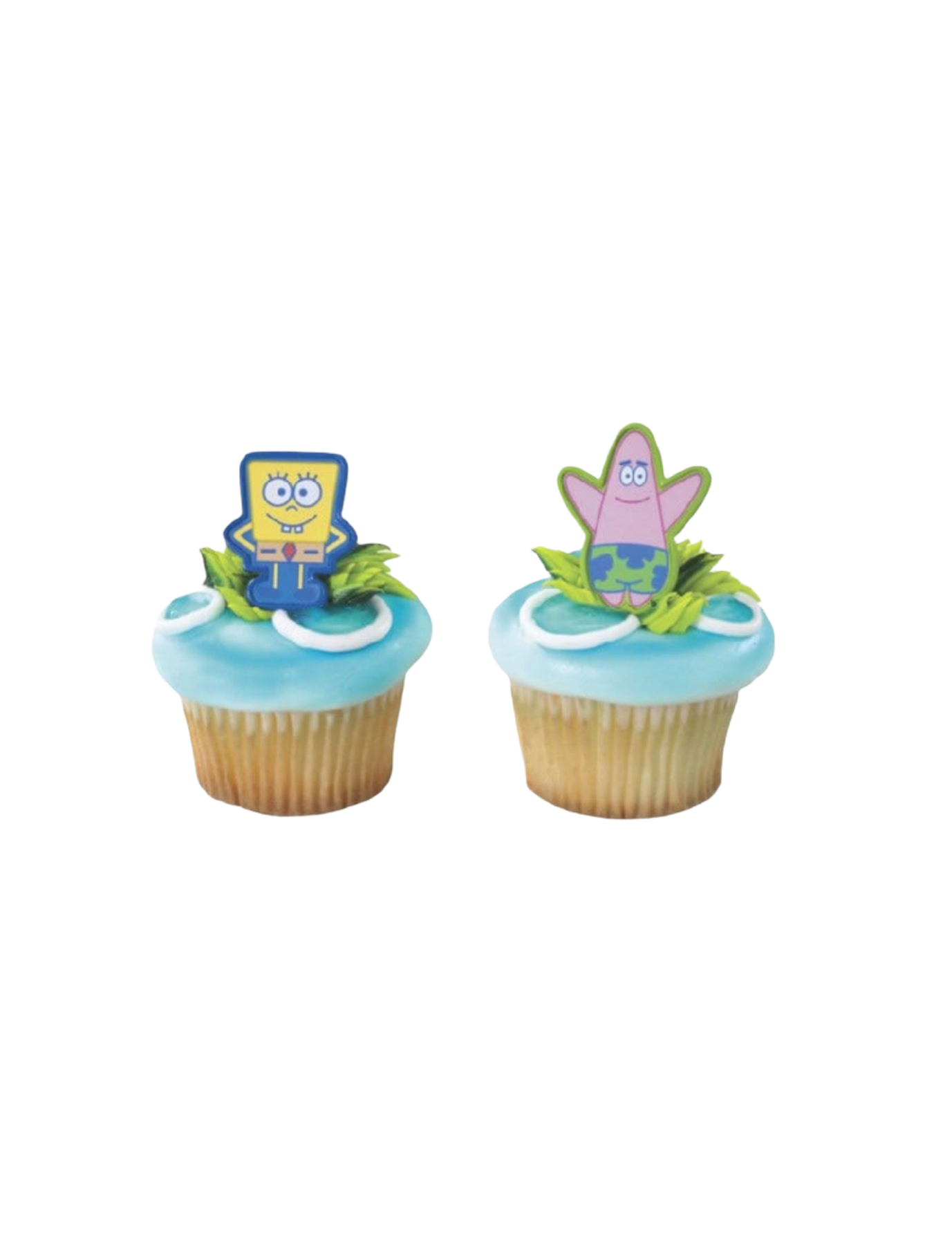Sponge Bob Square Pants Cupcakes - (Pack of 6)