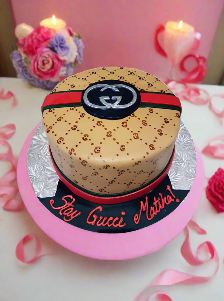 Stay Gucci Fondant Cake