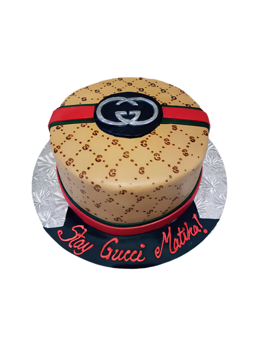 Stay Gucci Fondant Cake