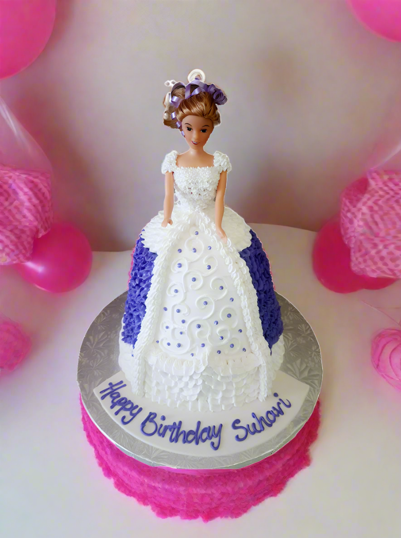 Suhavi Barbie Doll Cake