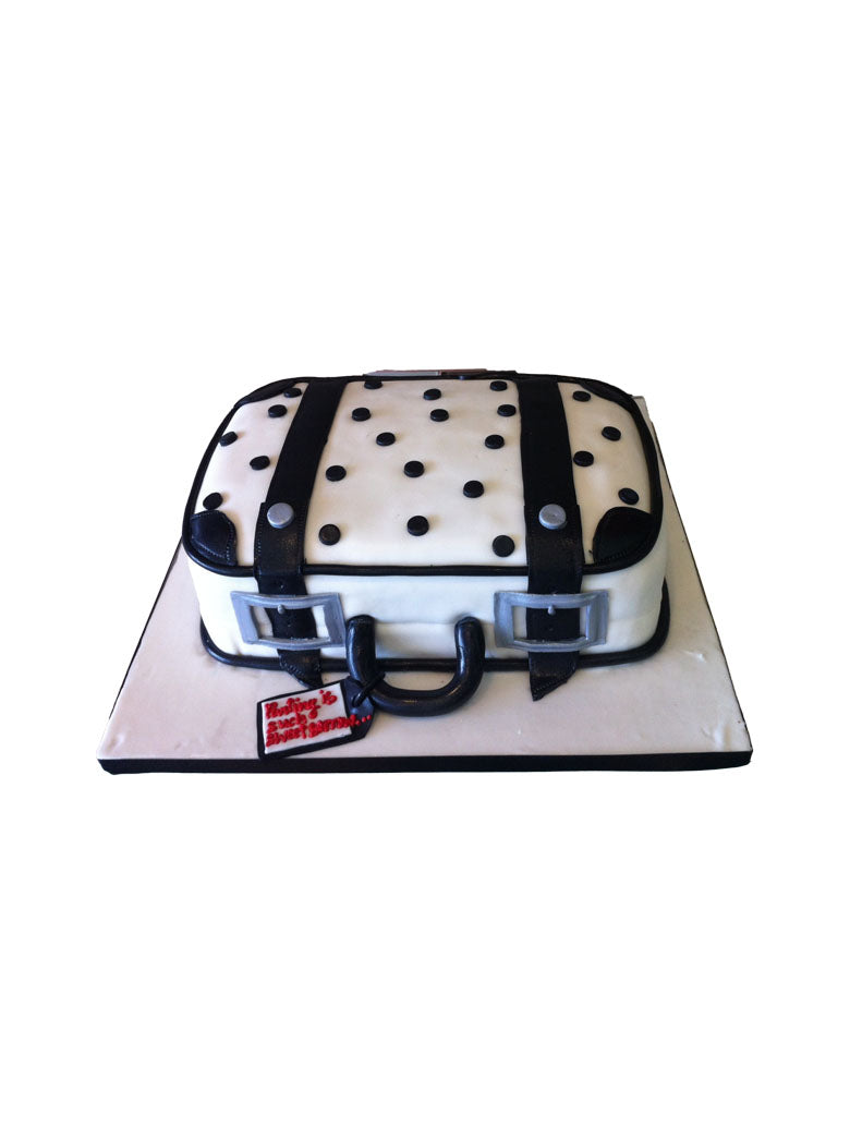 Suitcase Molded Cake