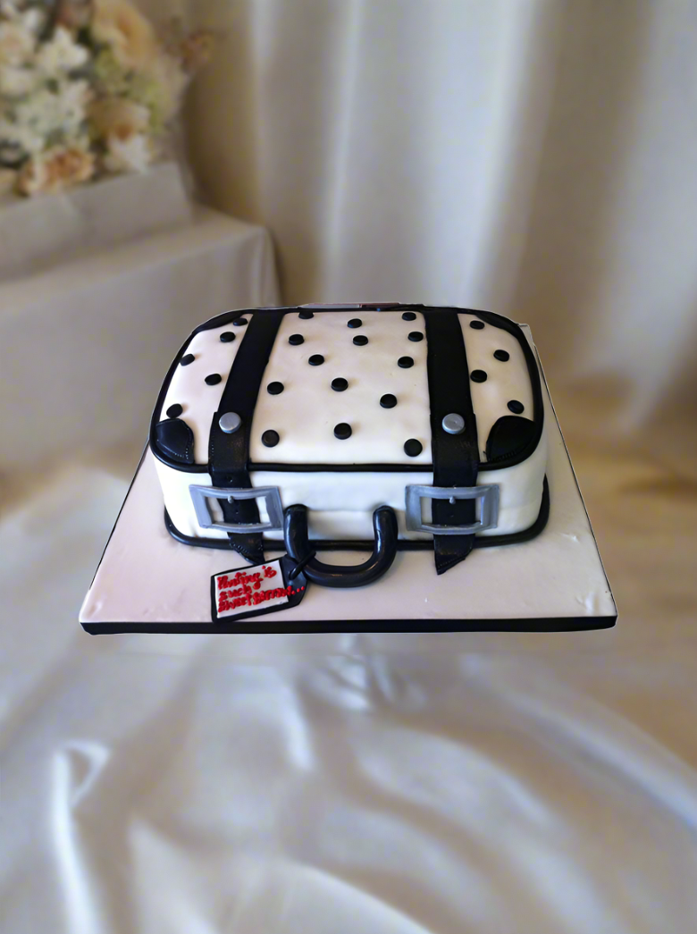 Suitcase Molded Cake