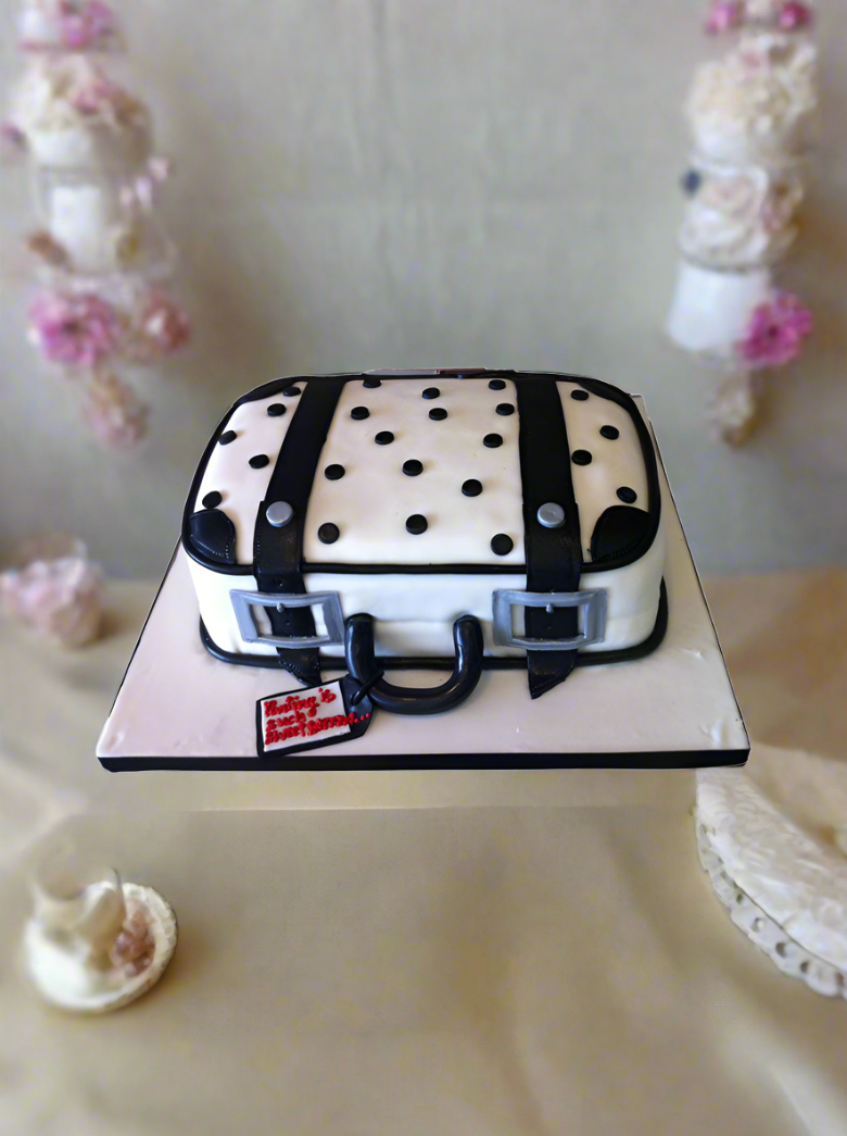 Suitcase Molded Cake