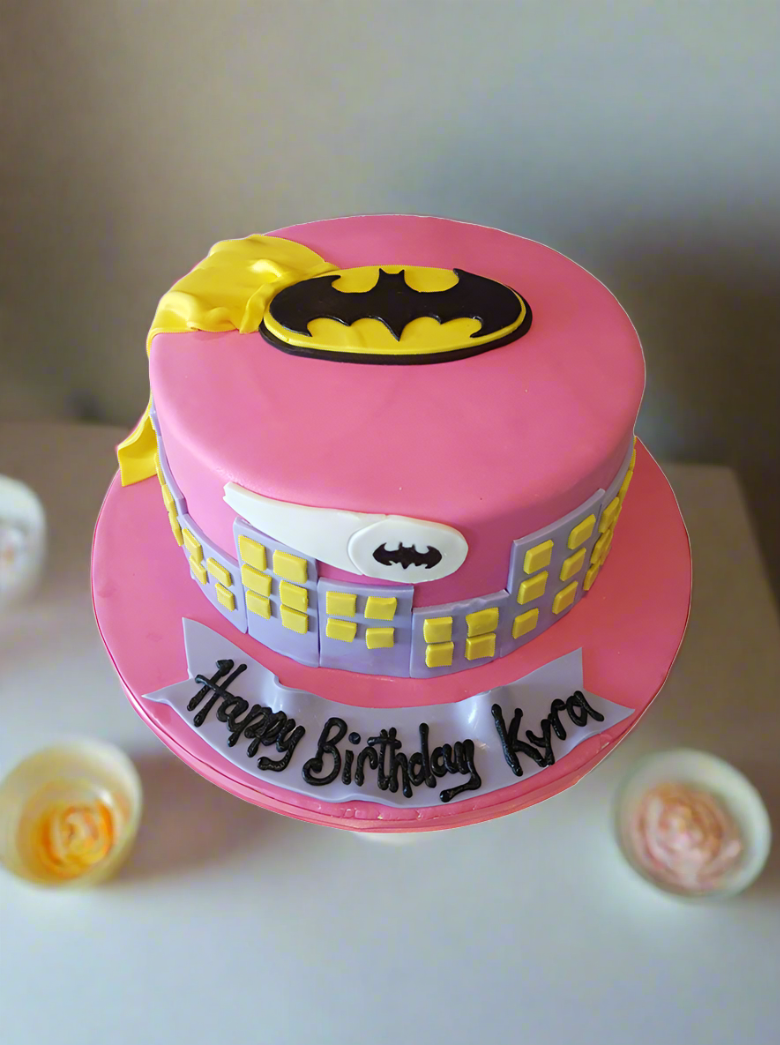 Supergirl Fondant Cake