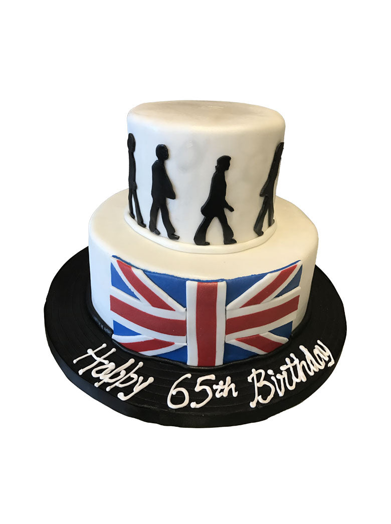 The Beatles Fondant Cake