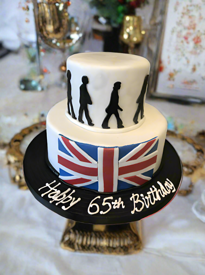 The Beatles Fondant Cake