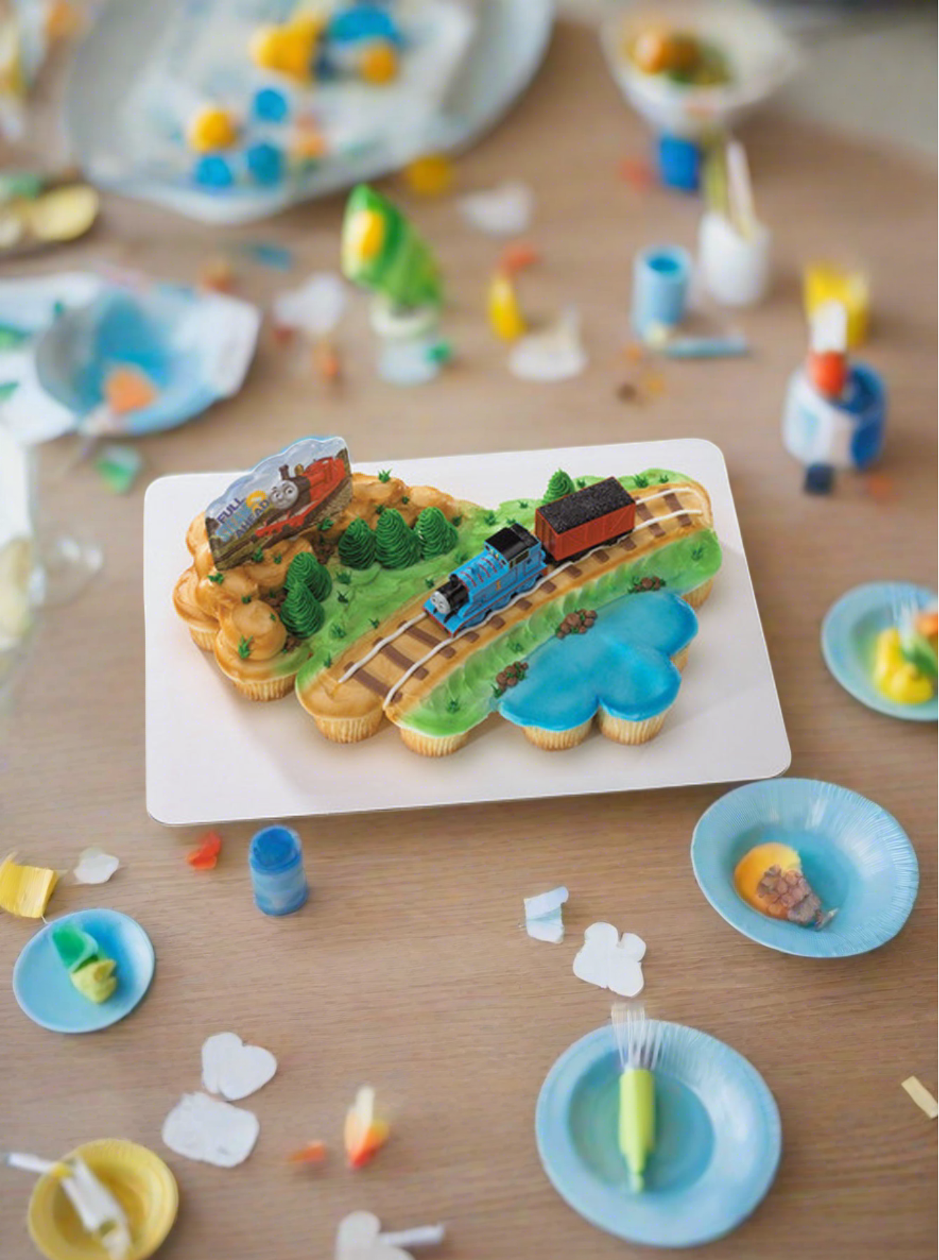Thomas & Friends Coal Car Cupcakes
