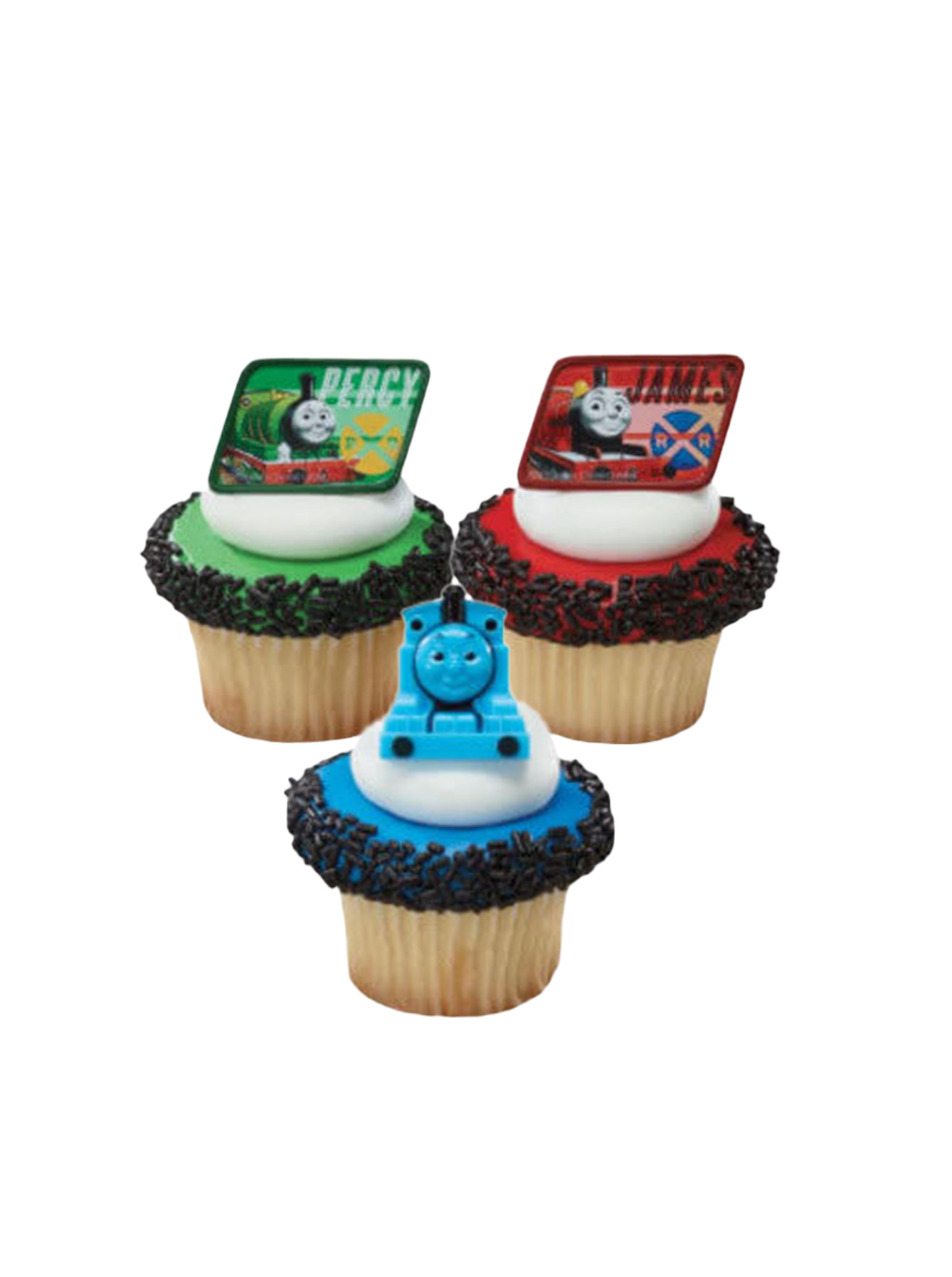 Thomas & Friends Ring Cupcakes - (Pack of 6)