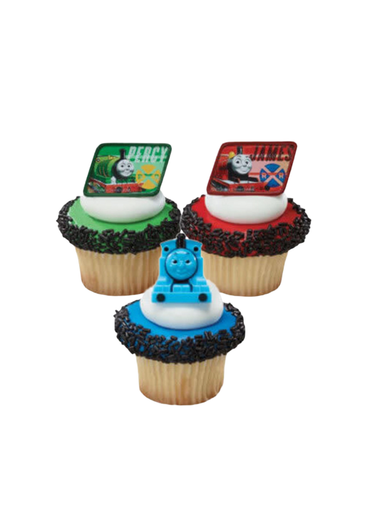 Thomas & Friends Ring Cupcakes - (Pack of 6)