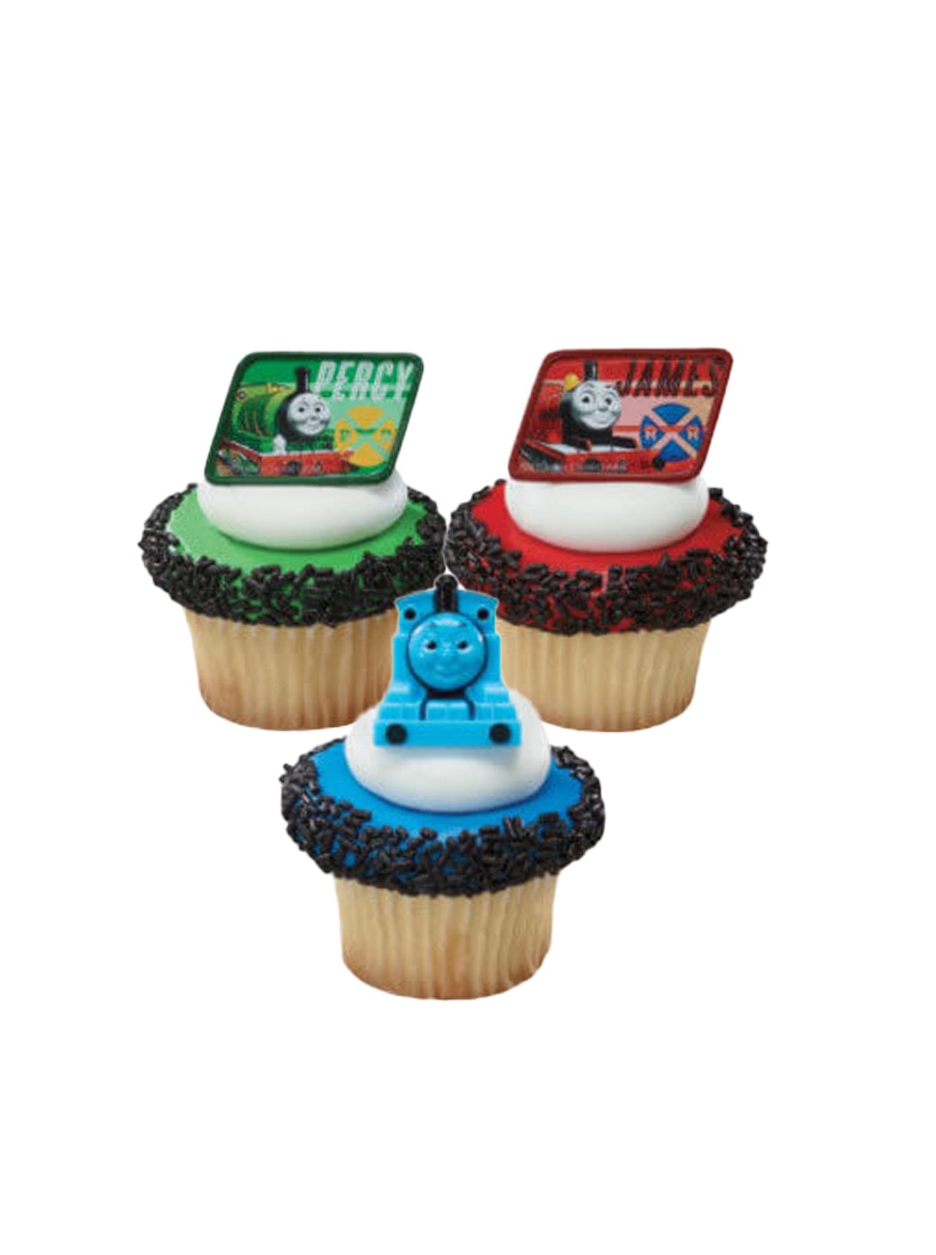 Thomas & Friends Ring Cupcakes - (Pack of 6)