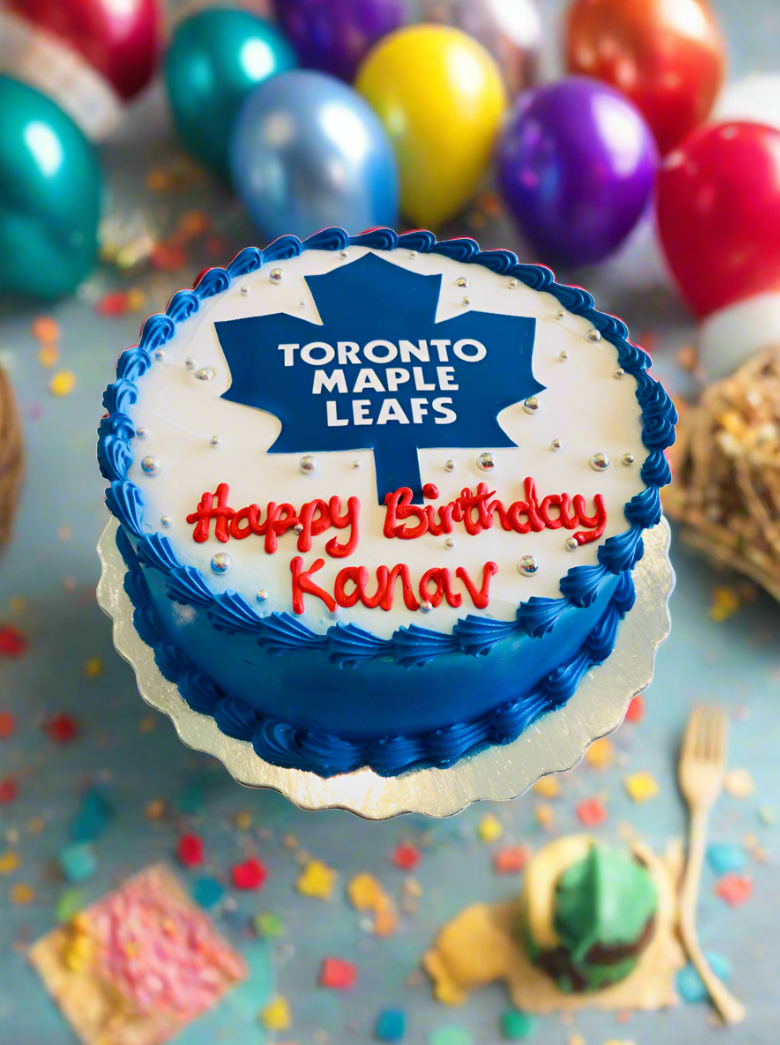 Toronto Maple Leafs Photo Cake