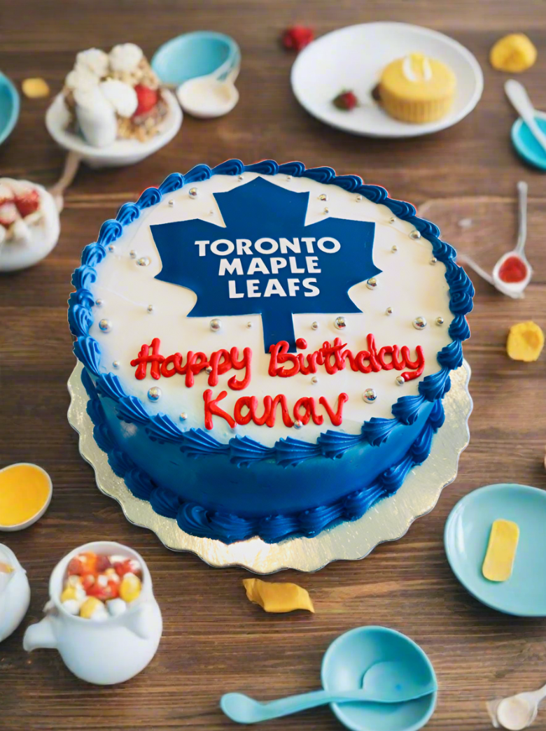 Toronto Maple Leafs Photo Cake