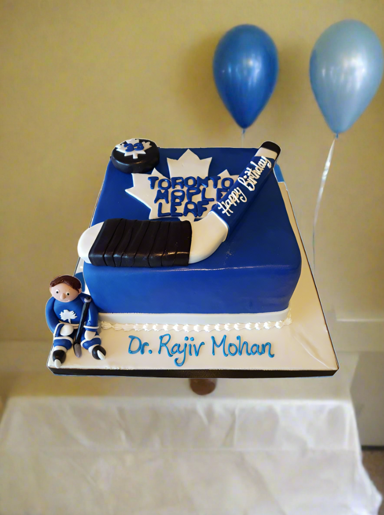 Toronto Maple Leaf Fondant Cake