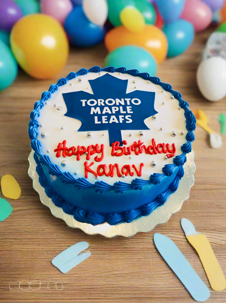 Toronto Maple Leafs Photo Cake