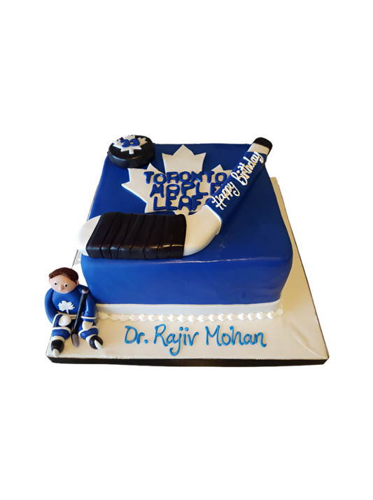 Toronto Maple Leaf Fondant Cake