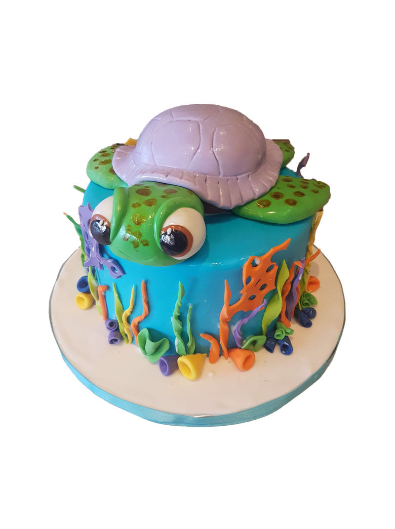 Turtle Fondant Cake