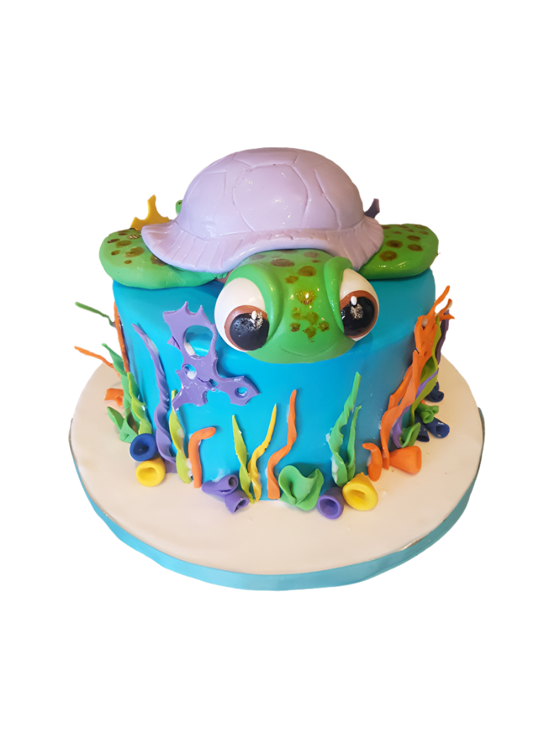 Turtle Fondant Cake