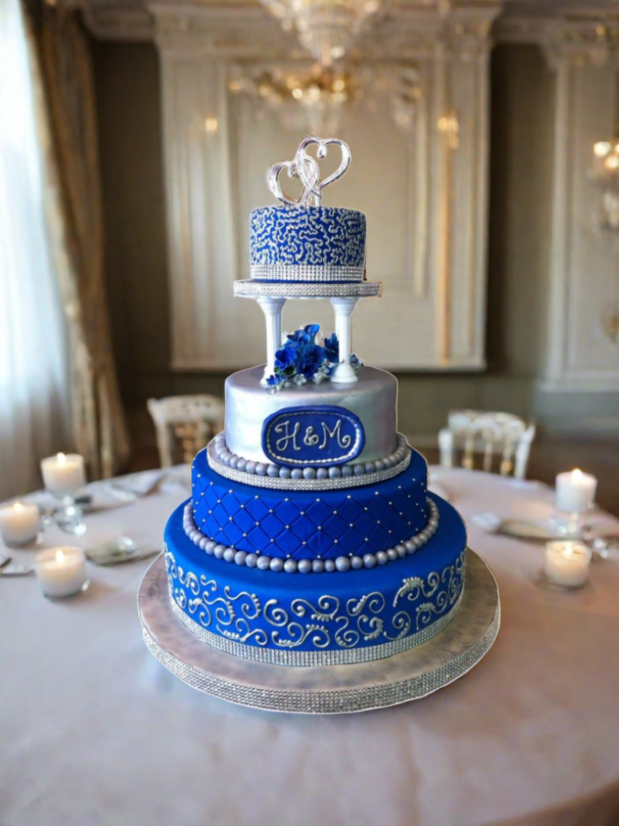 H & M Wedding Cake