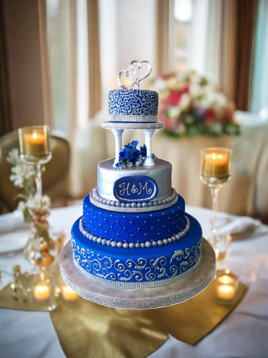 H & M Wedding Cake