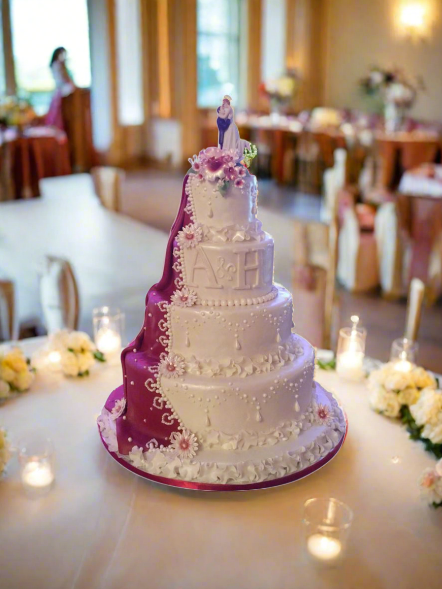 A & H Wedding Cake