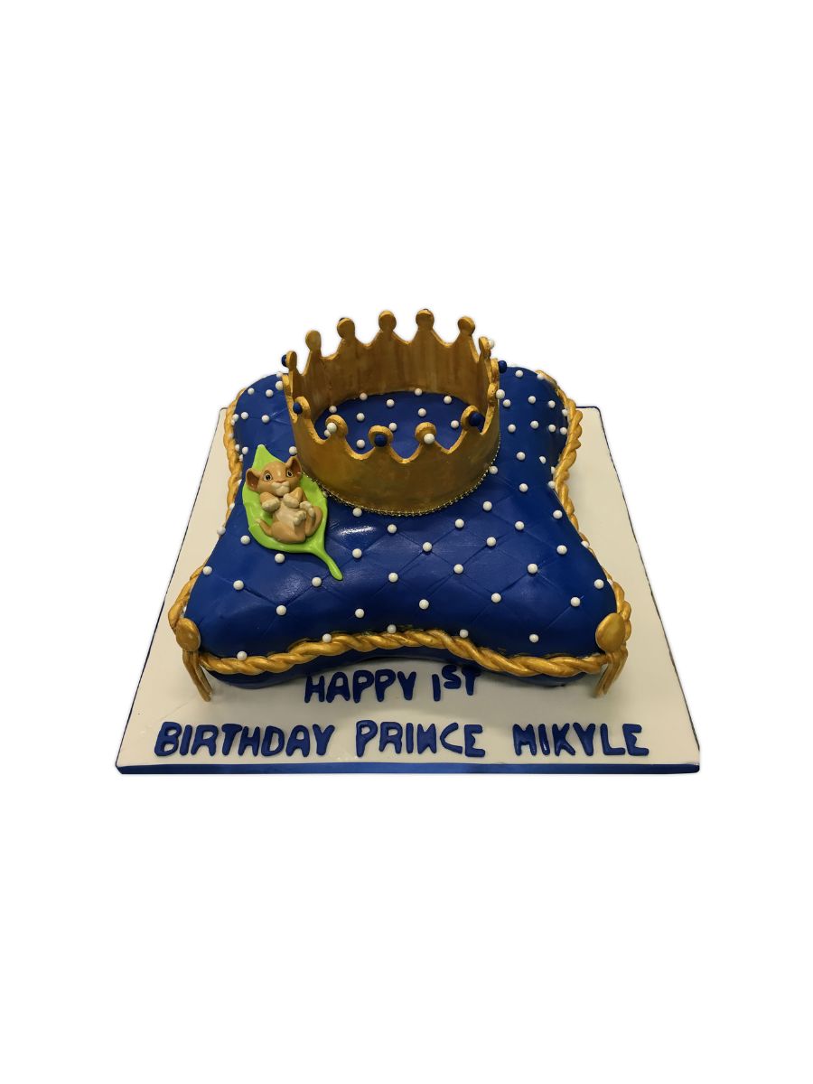 Prince Mikyle Crown Cake