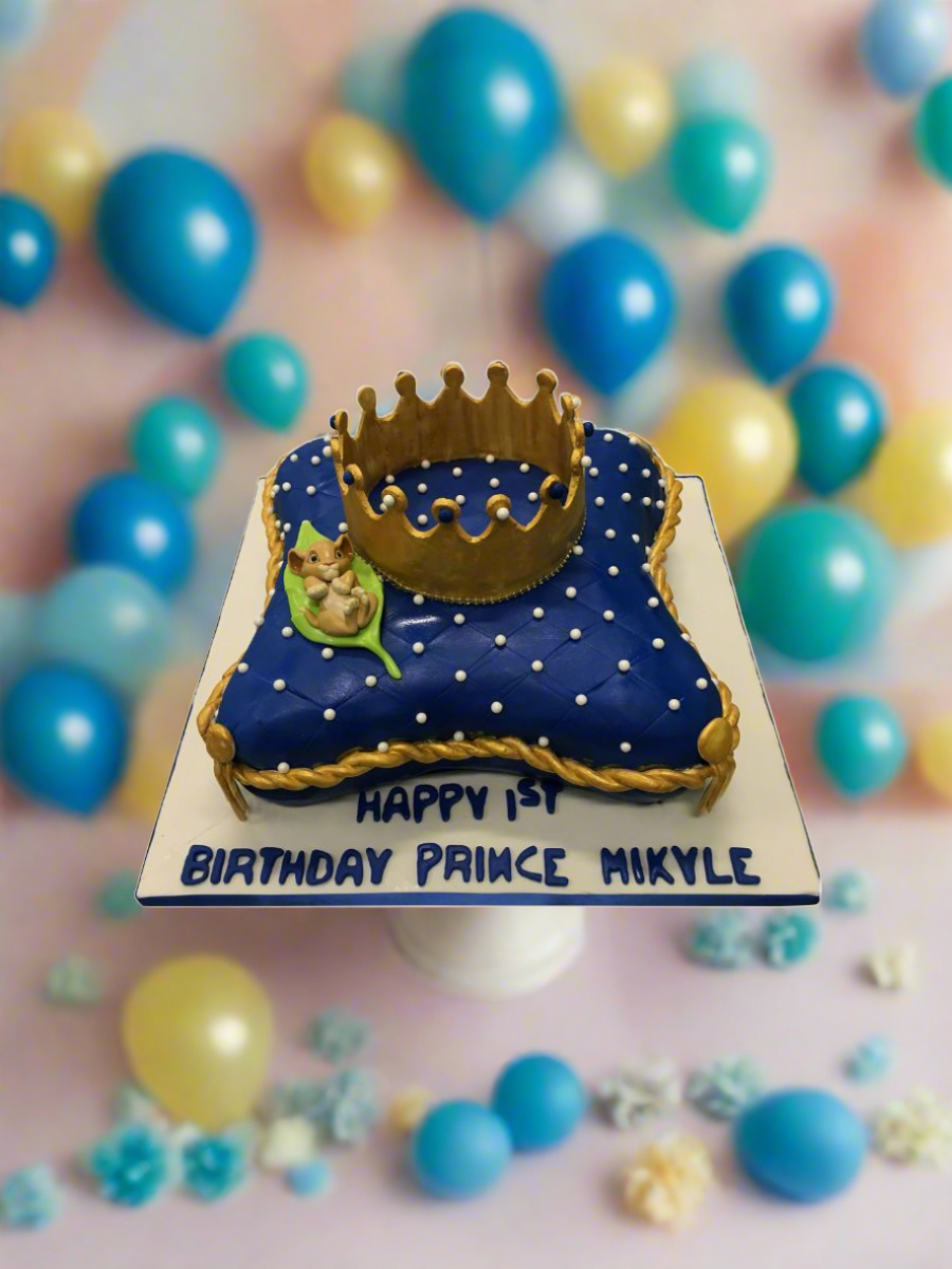 Prince Mikyle Crown Cake