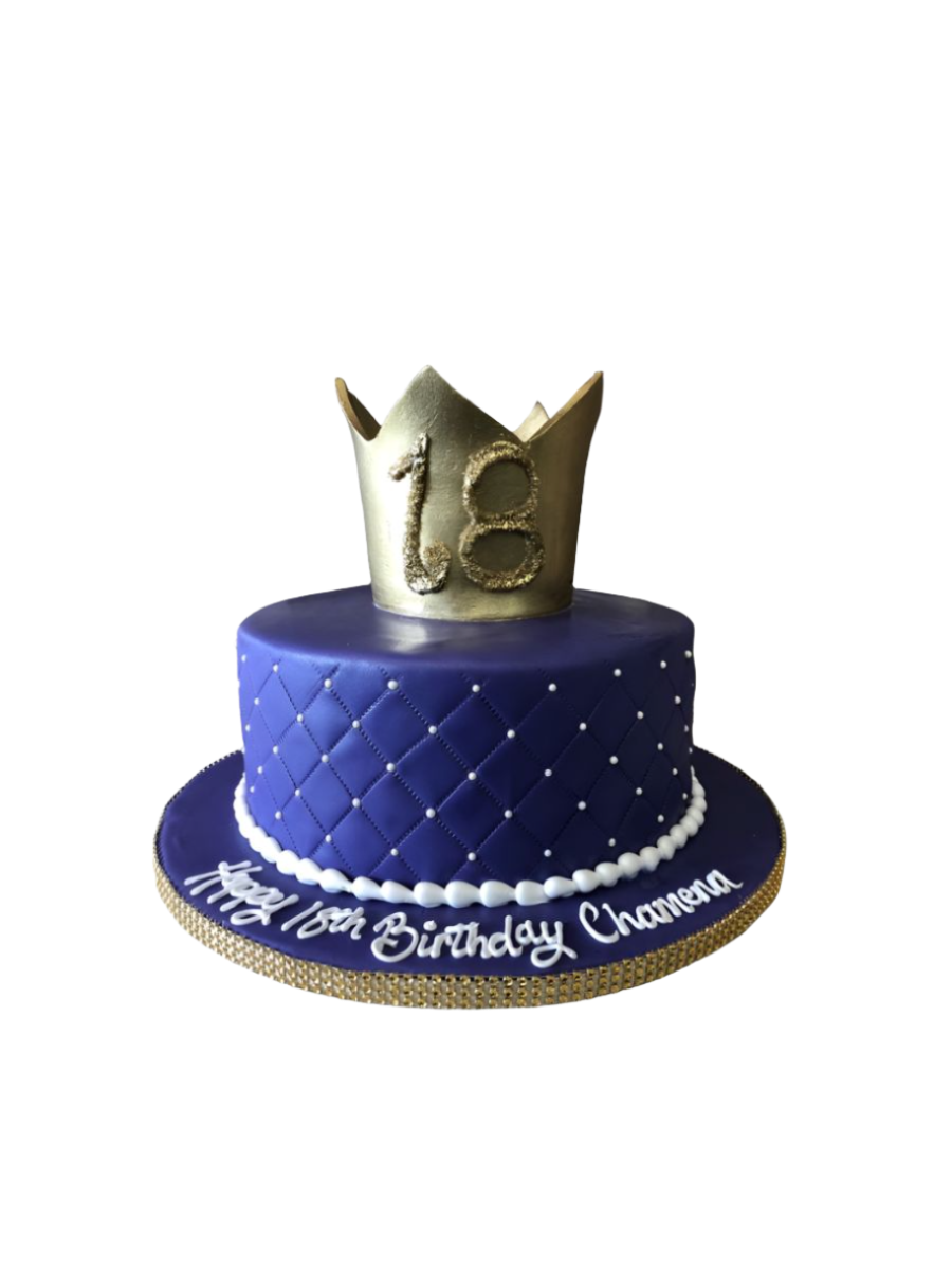 Chamena Crown Fondant Cake