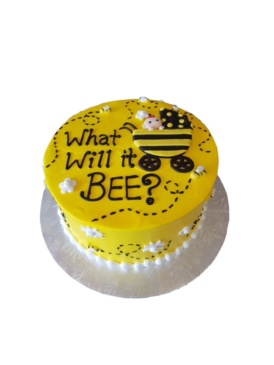 Bee Baby Shower Cake