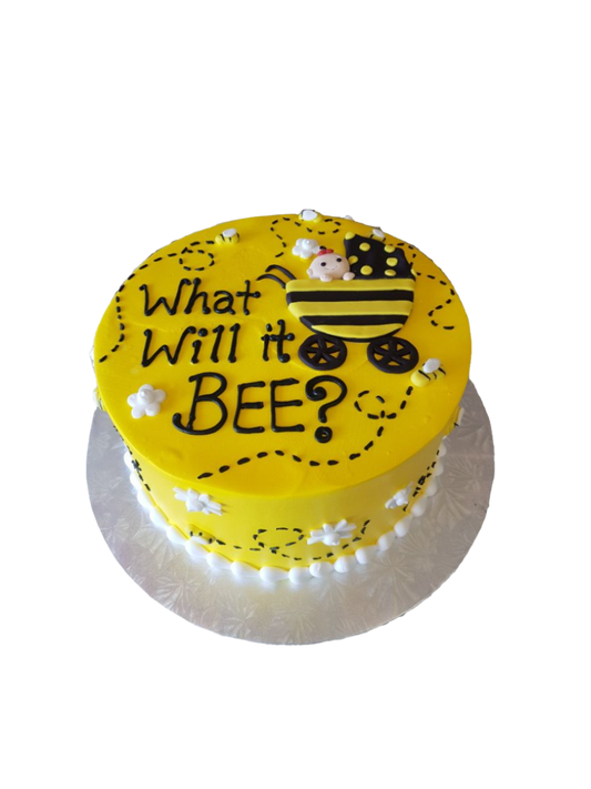 Bee Baby Shower Cake