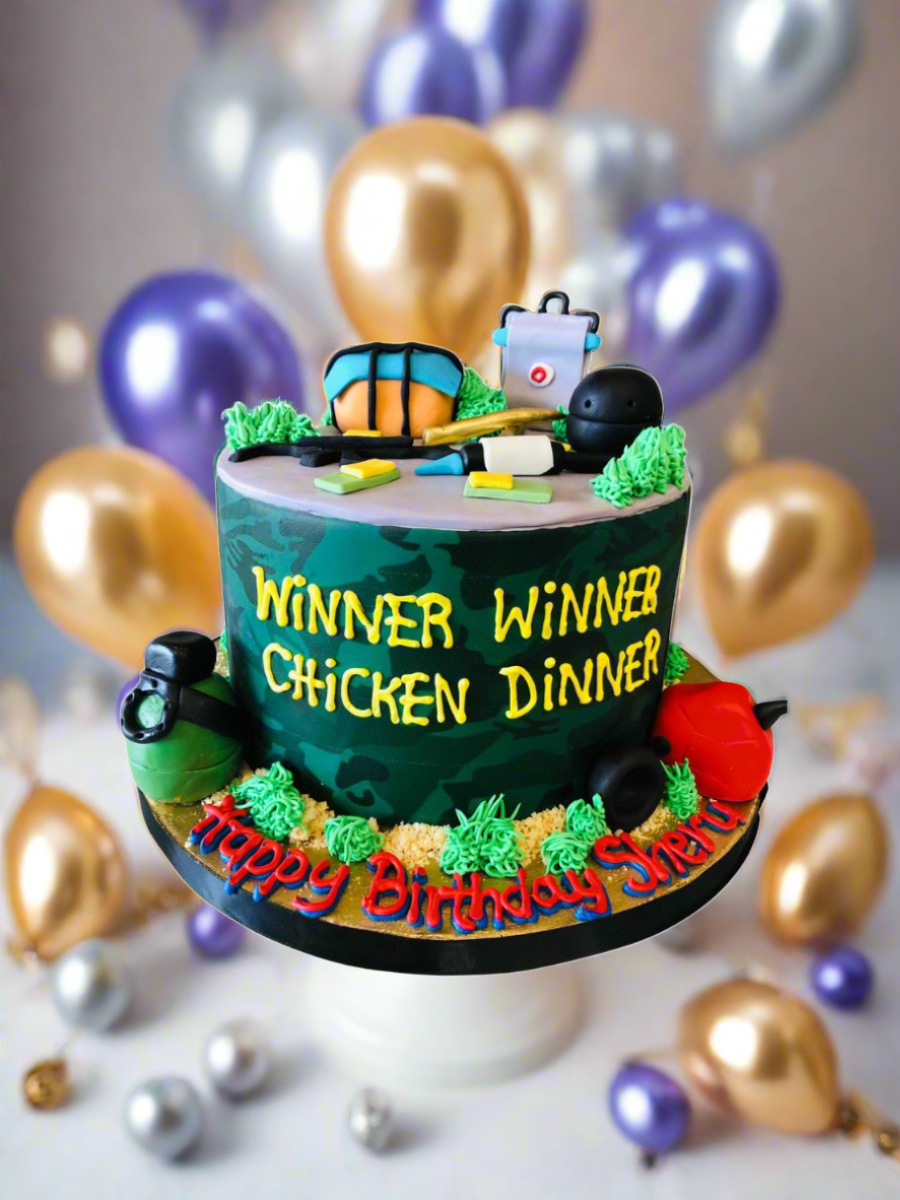 Pubg Birthday Cake