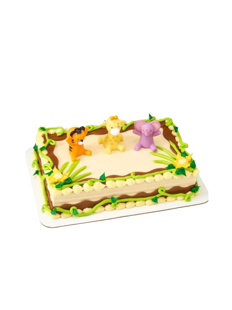 Baby Animals Birthday Cake