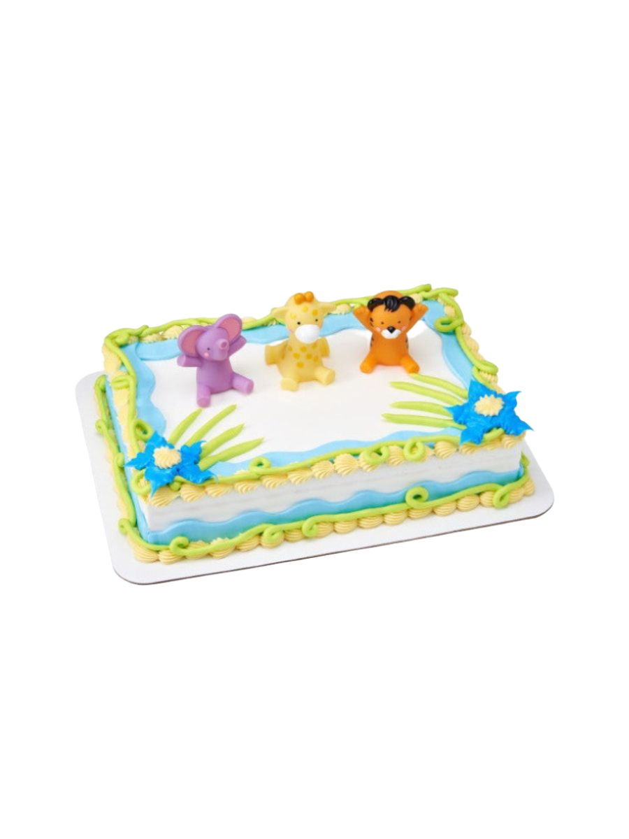 Baby Animals Birthday Cake