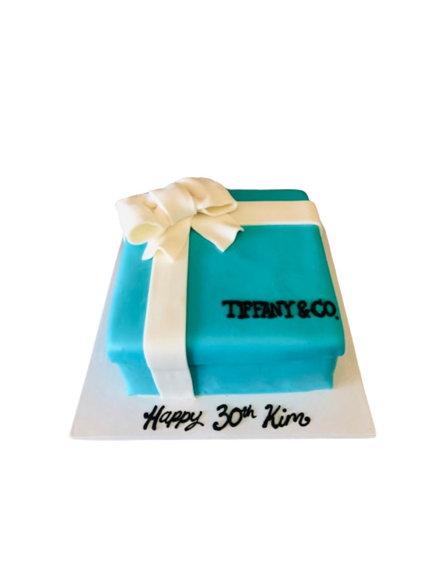 Tiffany Gift Box Cake