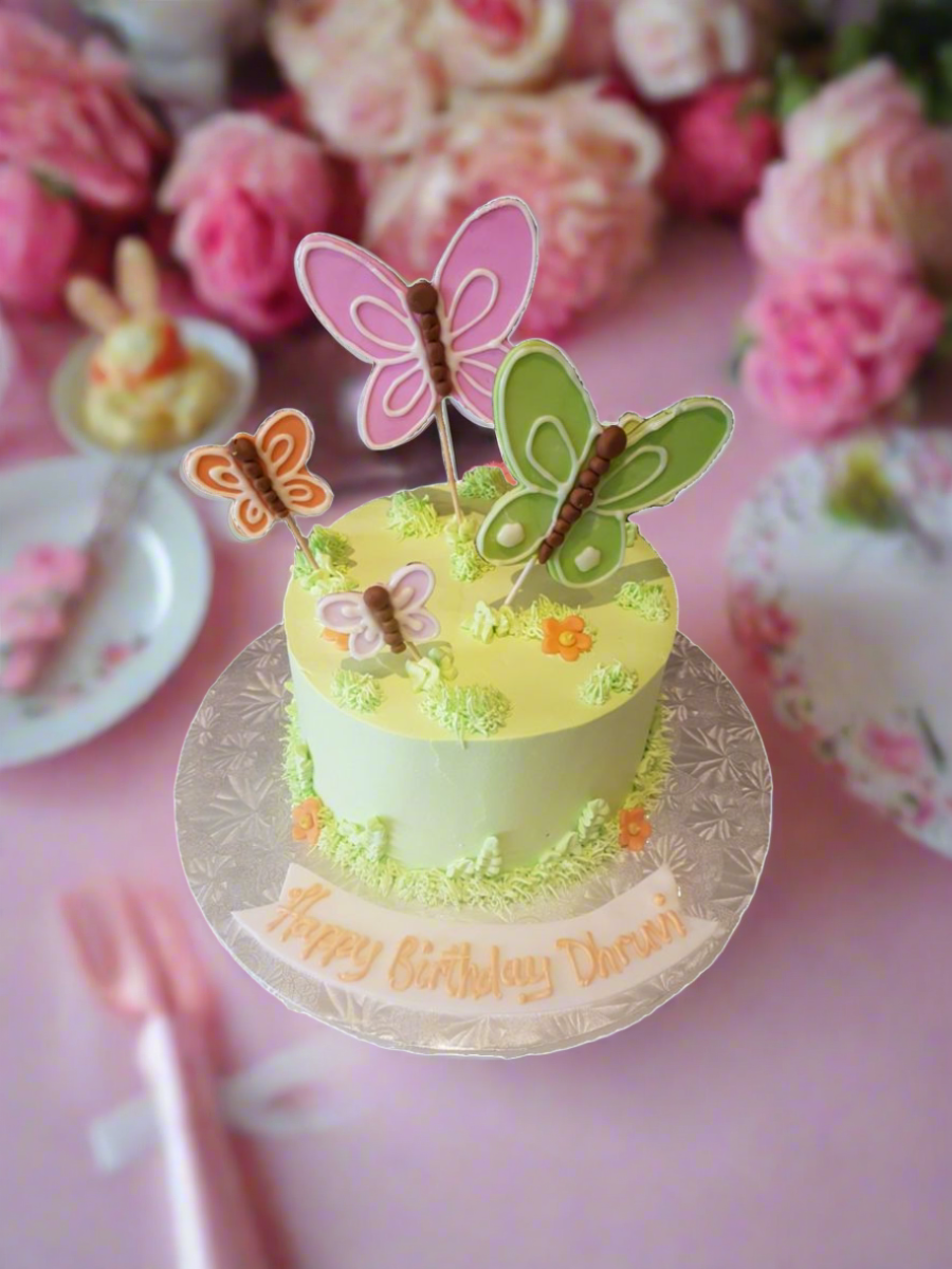 Dhruvi Butterfly Cake