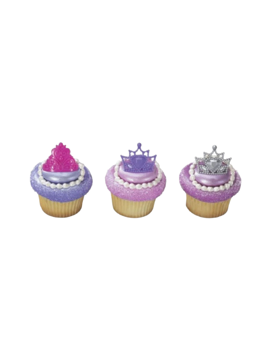 Queen Crown Rings Cupcakes - (Pack of 6)