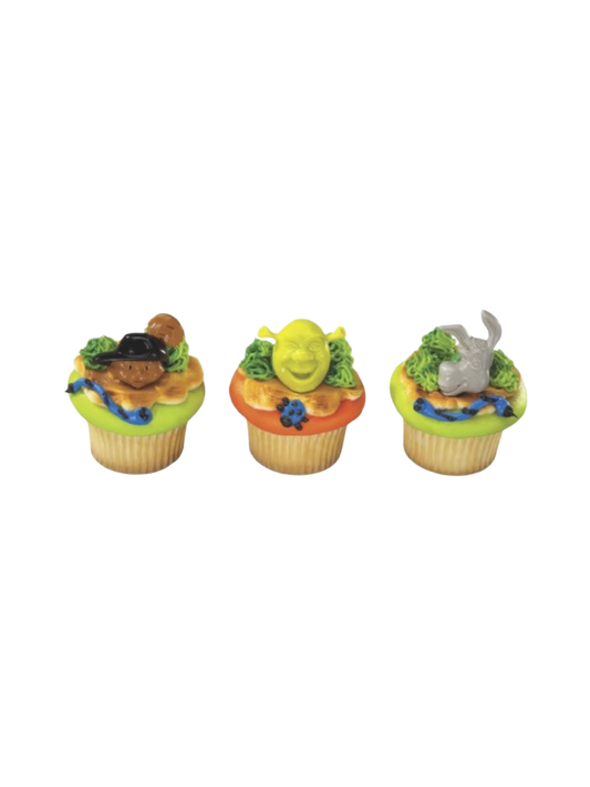 Shrek Donkey Cupcakes - (Pack of 6)