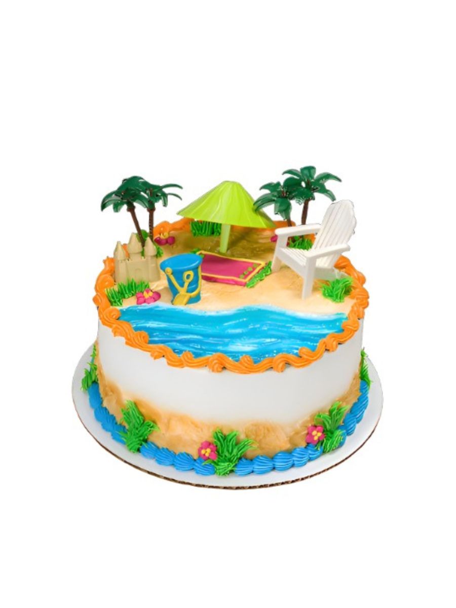 Beach Chair & Umbrella Cake