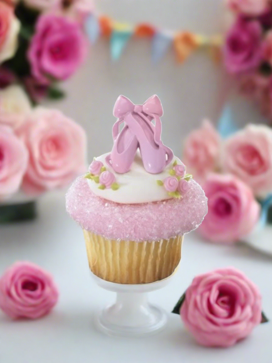 Ballet Slipper Cupcakes - (Pack of 6)