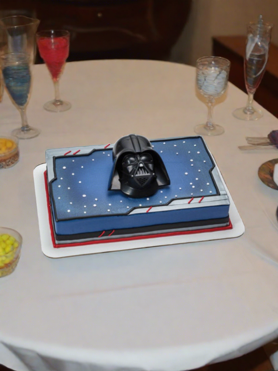 Star Wars Darth Vader Cake