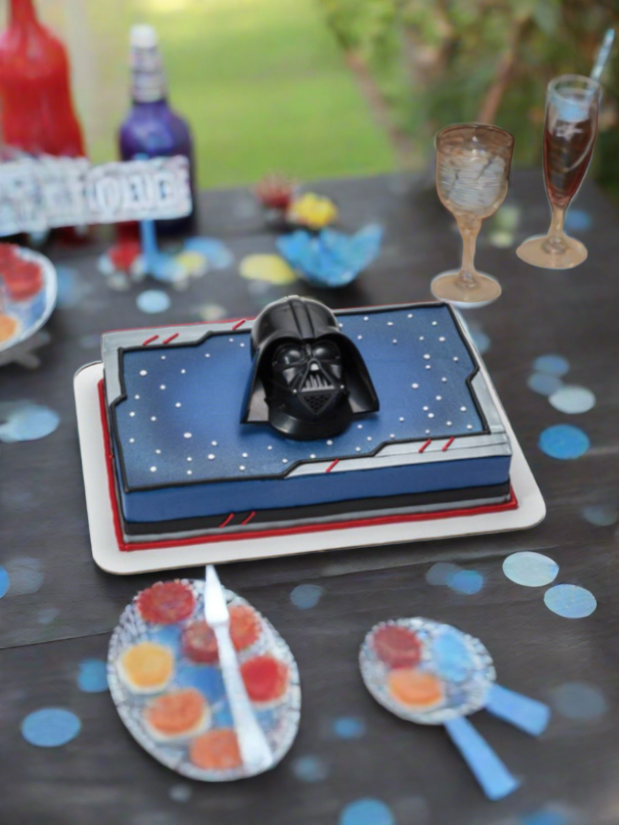 Star Wars Darth Vader Cake